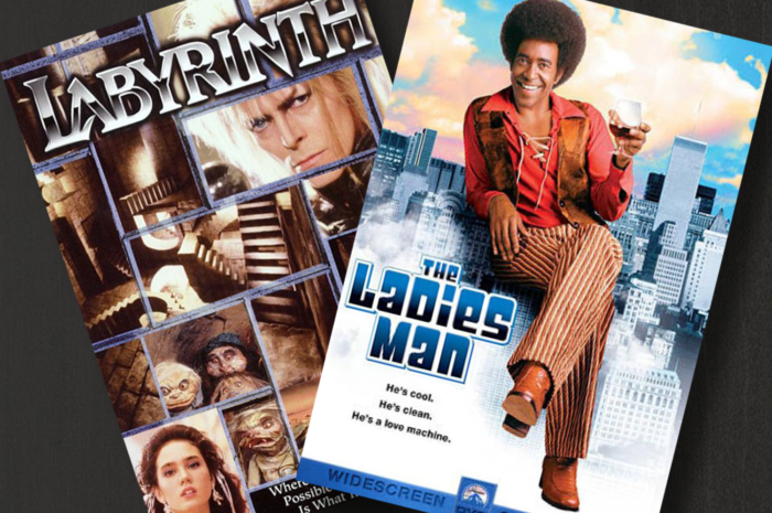 Ladies Man and Labyrinth dvd covers