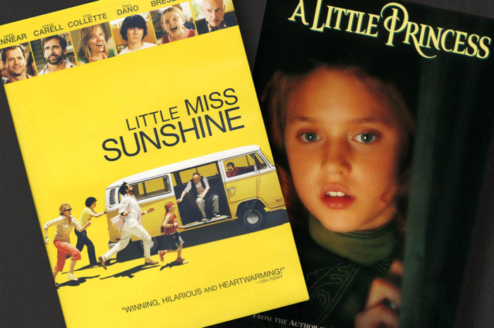 Little Miss Sunshine and A Little Princess (1995) DVD covers