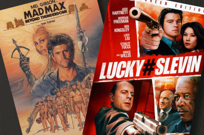 Lucky Number Slevin and Mad Max: Beyond Thunderdome DVD covers