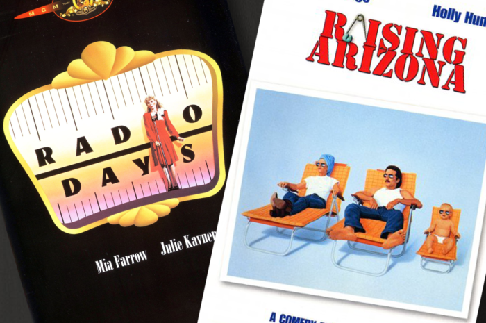 DVD covers of Raising Arizona and Radio Days