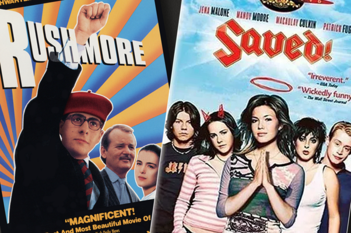 Rushmore and Saved DVD covers