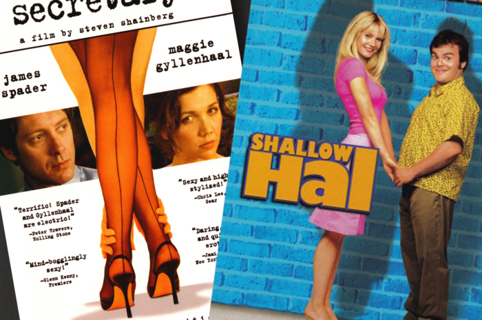 DVD covers of Secretary and Shallow Hal