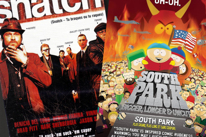 Snatch and South Park DVD covers