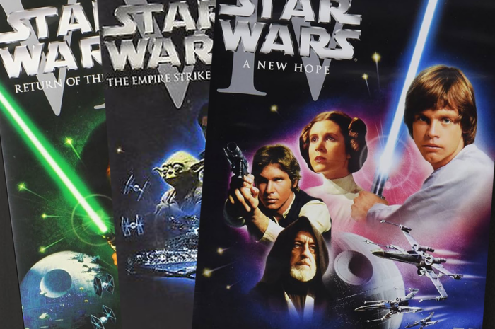 Star Wars original series DVD covers